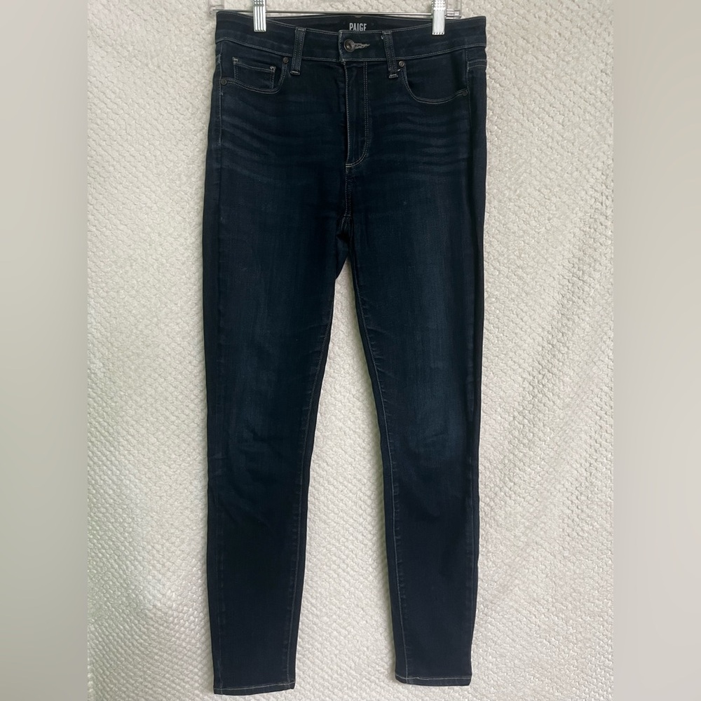 PAIGE Womens Hoxton Ultra Skinny Jeans Denim Casual Cotton Blend Stretch Size 28